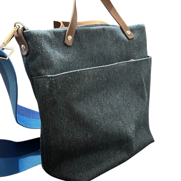 Brighton Multi Red Heart and Flower Embroidered 2-Way Top Handle Sling Bag - Picture 3 of 7